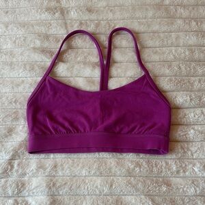 lululemon athletica Magenta Slim-Strap Sports Bra
